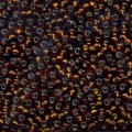 17140 Бисер чешский Preciosa 10/0, темно- коричневый огонек, 50гр